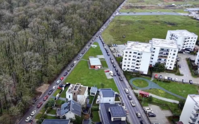 Camerele de supraveghere de pe drumul din Pădurea Băneasa, furate Bucureștiul se confruntă cu un nou episod controversat legat de accesul în cartierul Greenfield