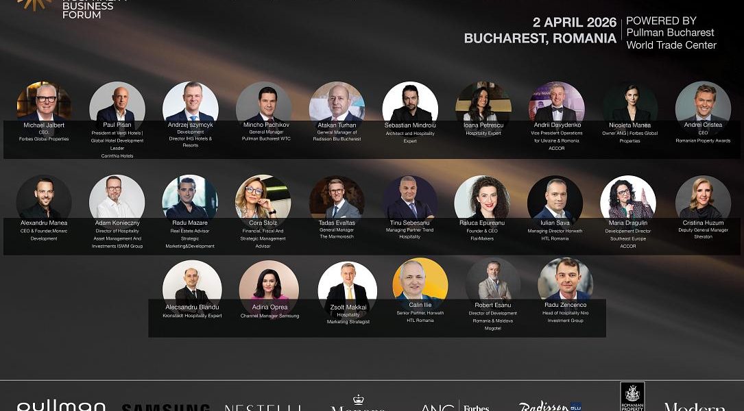 Hoteluri și fonduri de investiții, la București pentru forumul de ospitalitate 2026