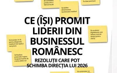 Business magazin: Ce promit liderii români de afaceri pentru 2026