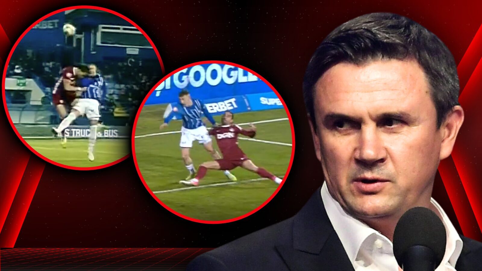 Cristi Balaj a analizat fazele controversate de arbitraj din Farul – CFR Cluj Fostul arbitru Cristi Balaj a comentat, în cadrul emisiunii FANATIK SUPERLIGA, cele două faze controversate de arbitraj din meciul Farul Constanța – CFR Cluj, scor 1-2