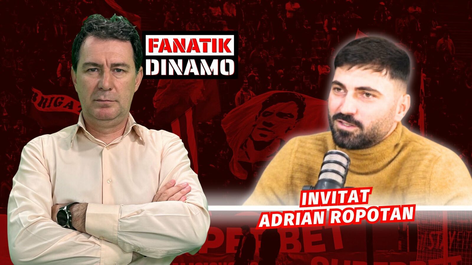 Fanatik Dinamo cu Cristi Coste și Adrian Ropotan, marți, ora 17:30