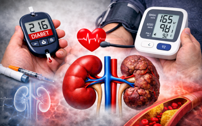 Diabetul și hipertensiunea, inamicii tăcuți ai rinichilor: Ce trebuie să știm Boala cronică de rinichi (BCR) reprezintă o problemă de sănătate publică cu o incidență în creștere la nivel global