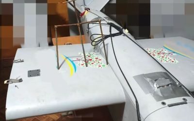 O dronă ucraineană a aterizat cu un „pasager” inedit