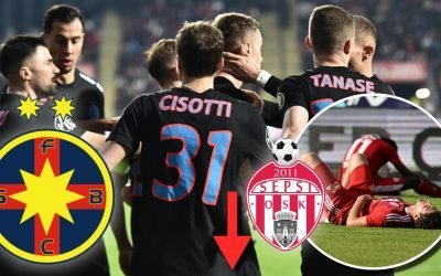 Sepsi a retrogradat după un sezon regular pe 7, FCSB, cu emoții. Câte puncte au avut covăsnenii?