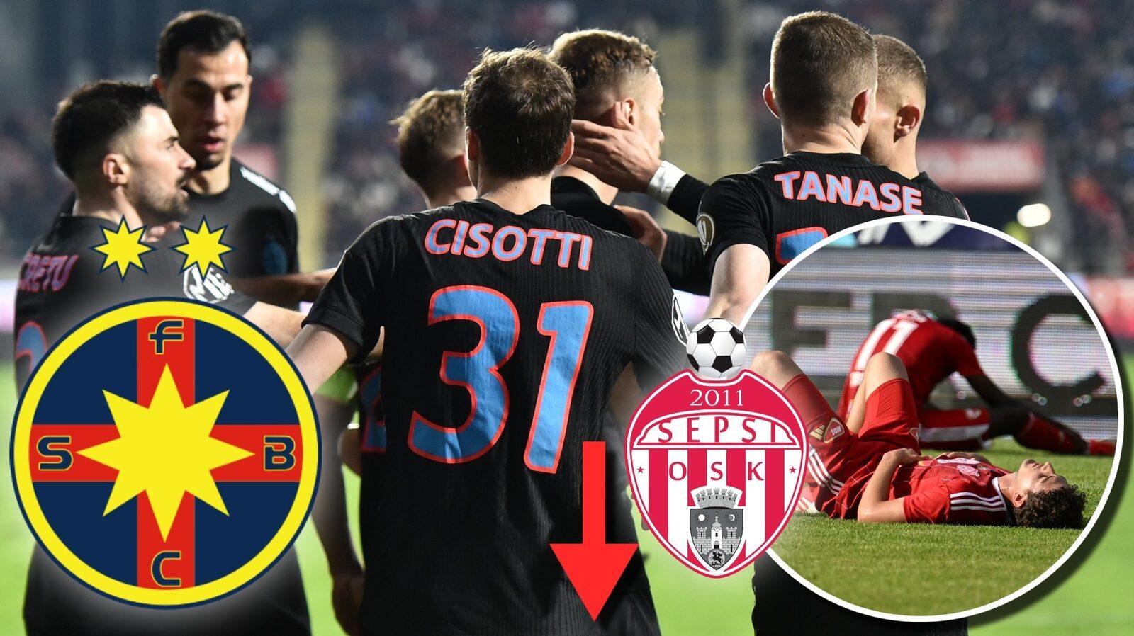 Sepsi a retrogradat după un sezon regular pe 7, FCSB, cu emoții. Câte puncte au avut covăsnenii?