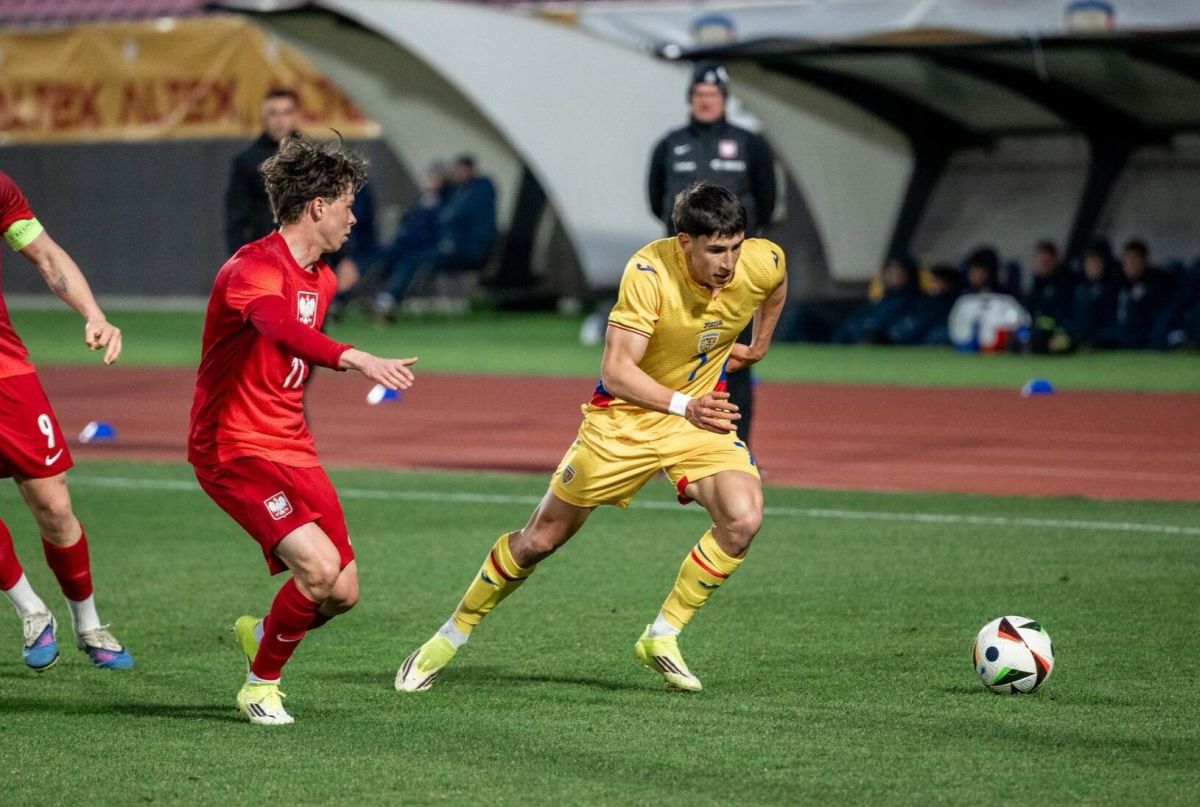 România u20, învinsă de Polonia u20 la târgoviște: Scor 0-1