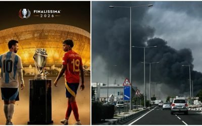 Finalissima Spania – Argentina, în pericol din cauza tensiunilor din Orientul Mijlociu Meciul de gală dintre campioana europeană Spania și câștigătoarea Copa America, Argentina, programat inițial pentru 27 martie în Qatar, este în pericol de a fi mutat din cauza tensiunilor geopolitice din Orientul Mijlociu