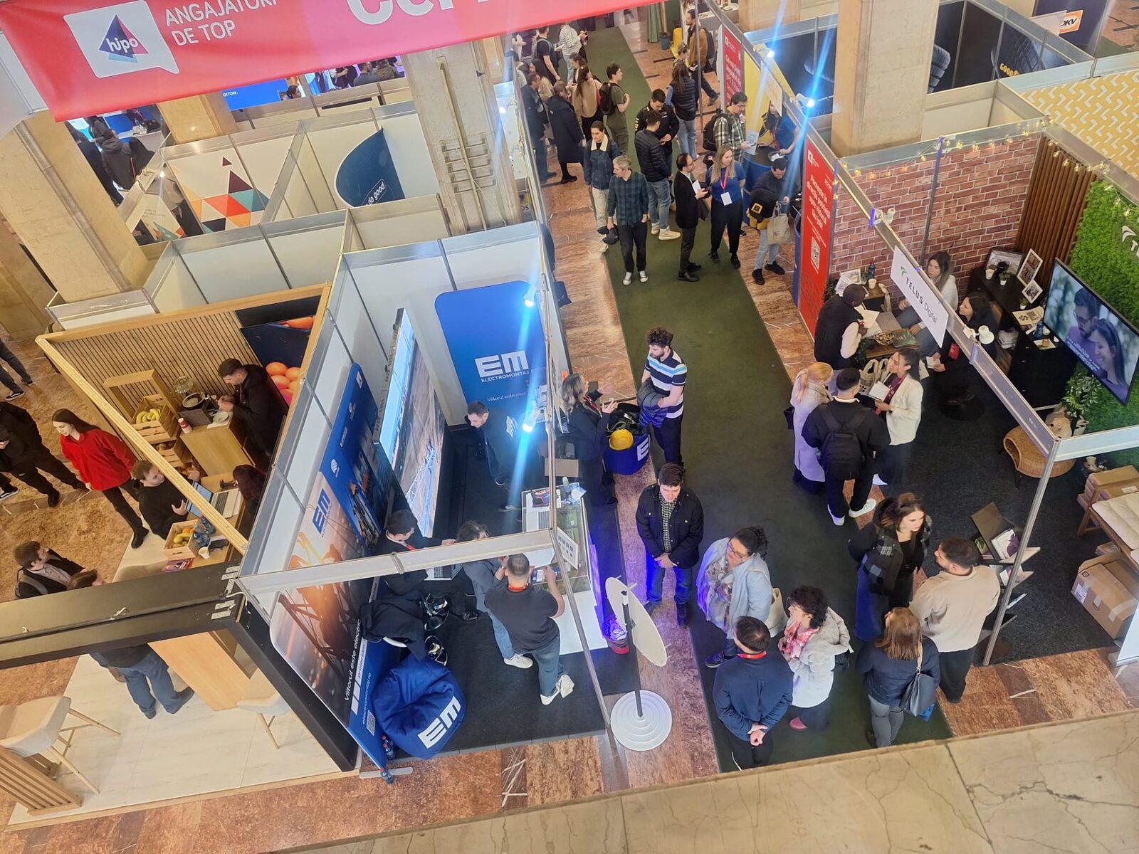 Angajatori de TOP: Oportunități de carieră în diverse domenii la Sala Palatului Bucureștenii interesați de un loc de muncă au ocazia să participe la ediția de primăvară a evenimentului „Angajatori de TOP”, care se va desfășura vineri și sâmbătă, 27-28 martie, la Sala Palatului