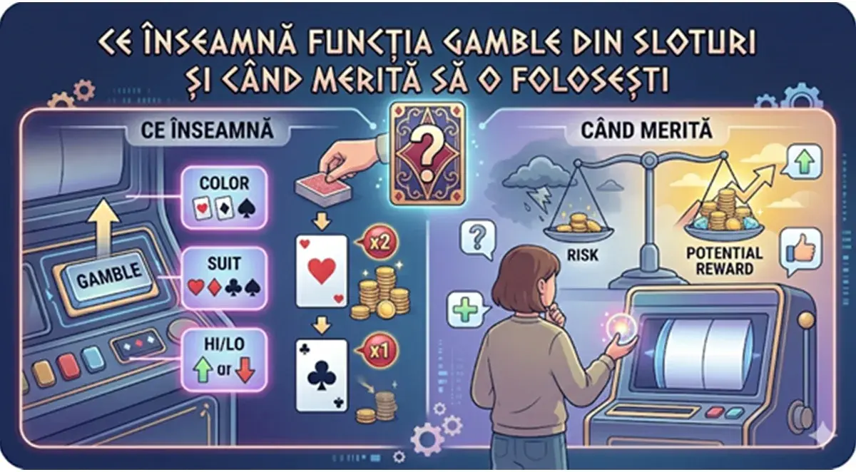 Ce este funcția gamble din sloturi și când să o folosești