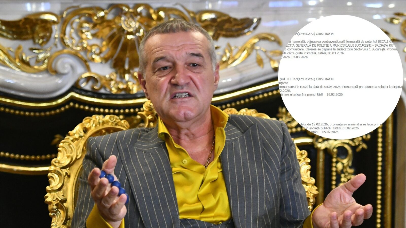 Gigi Becali a pierdut procesul pentru suspendarea permisului, dar poate face apel Omul de afaceri Gigi Becali a suferit o înfrângere în instanță, după ce a contestat decizia de suspendare a permisului său de conducere