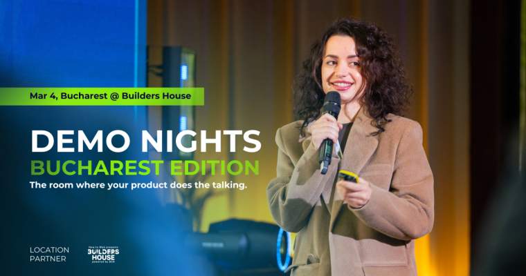 Opțiuni:

Demo: Startup-urile early-stage își testează ideile. (49 caractere)
Demo oferă testarea ideilor pentru startup-uri early-stage. (58 caractere)
Fondatorii de startup-uri: Demo pentru testarea ideilor. (54 caractere)
Early stage: Startup-urile își testează ideile la Demo. (54 caractere)