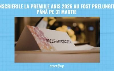 Înscrieri prelungite la Premiile Anis 2026 pentru companii