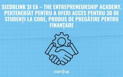 Studenții antreprenori de la EA, sprijiniți să atragă investiții prin parteneriatul cu SeedBlink Academia de antreprenoriat EA (The Entrepreneurship Academy) a inițiat un parteneriat cu platforma de investiții SeedBlink, oferind studenților săi acces la un program specializat de finanțare