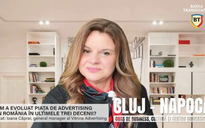 Vitrina Advertising, agenția clujeană care împlinește 34 de ani de activitate Afacerile companiei Vitrina Advertising au crescut semnificativ anul trecut, conform datelor disponibile, reflectând o evoluție pozitivă într-o piață dinamică