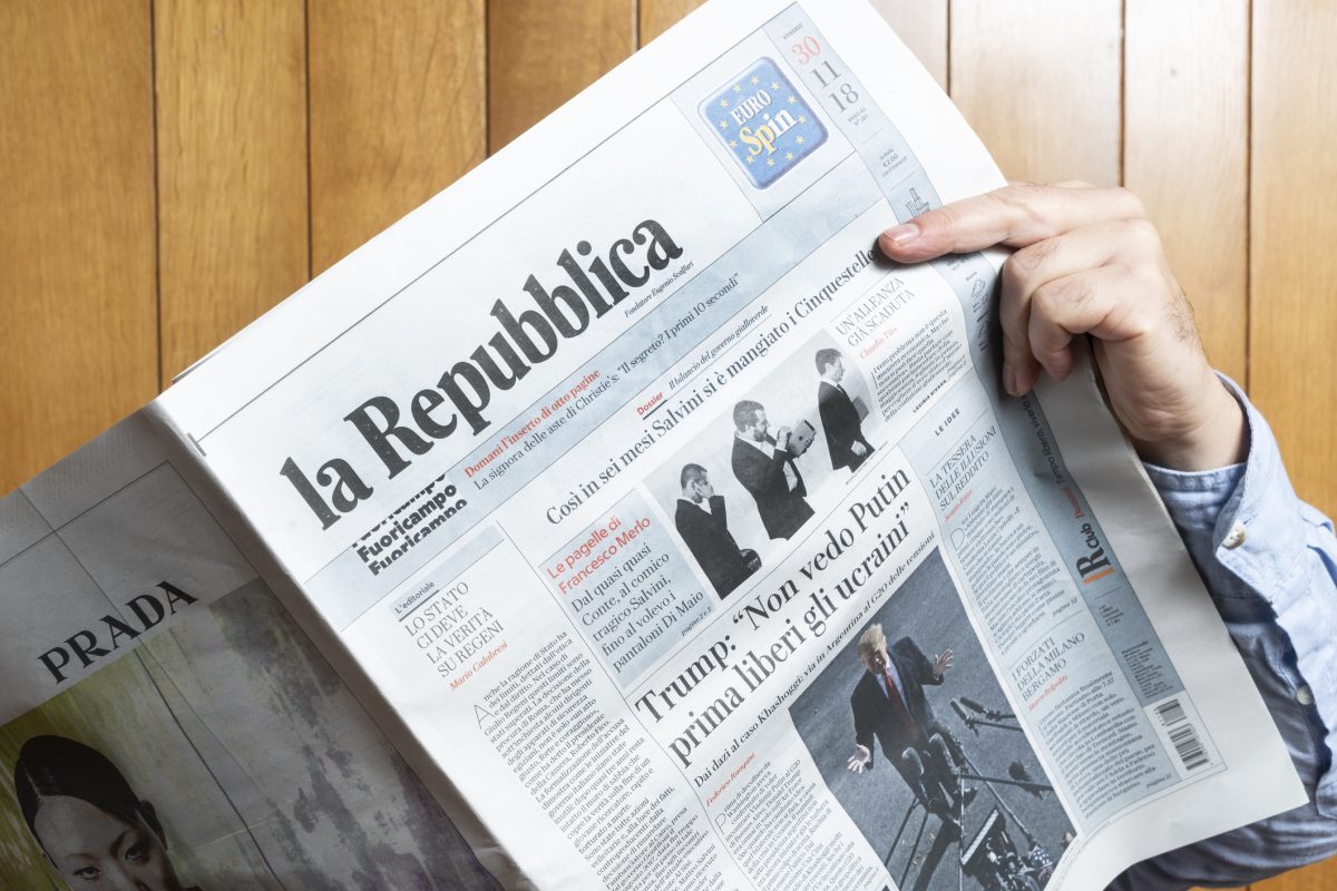 Familia Agnelli vinde La Repubblica unui om de afaceri grec