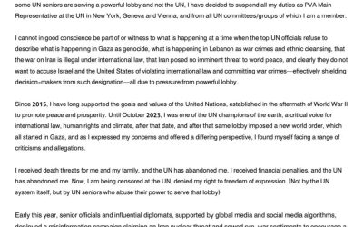 Un diplomat ONU demisionează: Nu pot tolera riscul nuclear