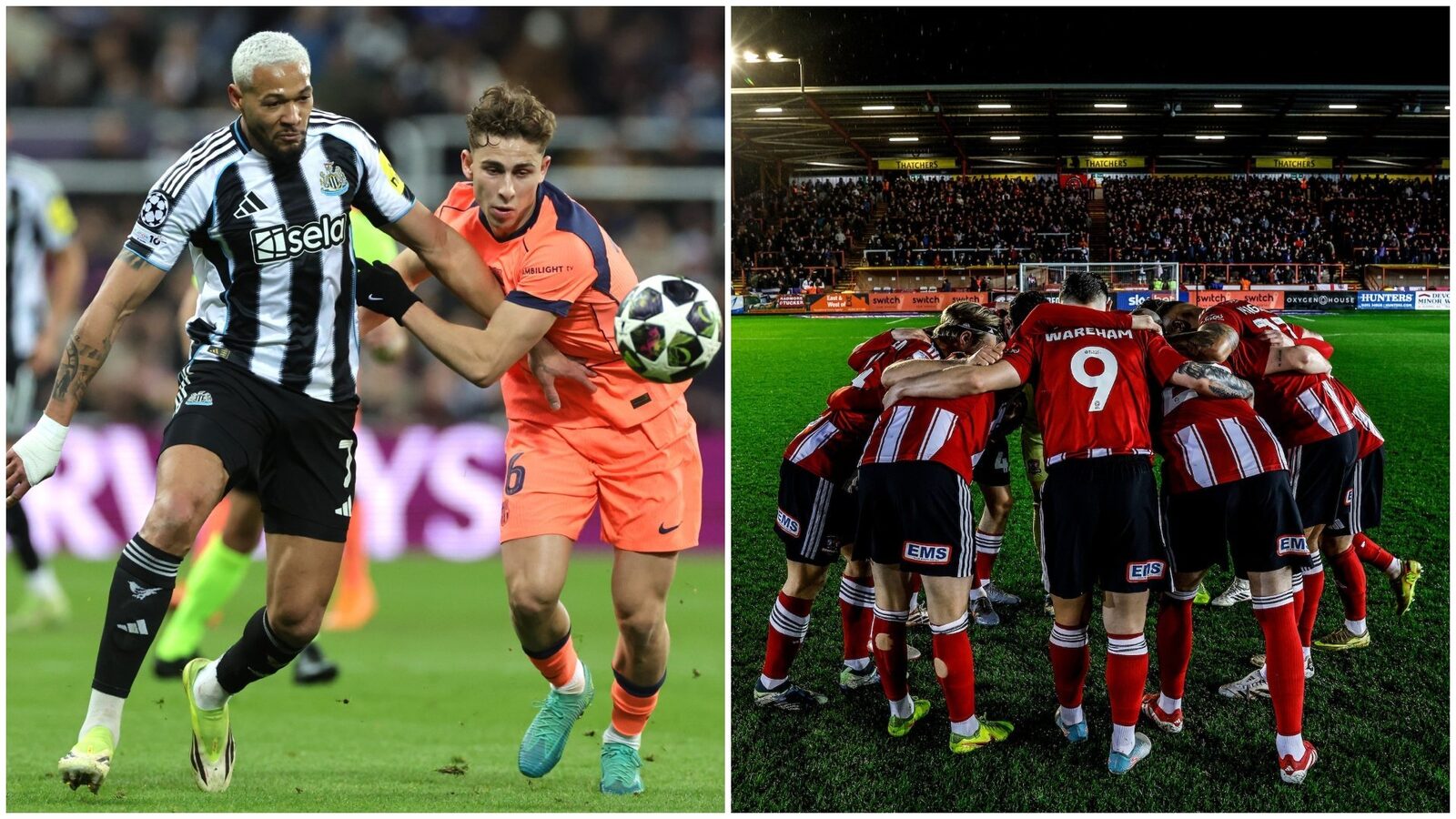 Un fan al Barcelonei a „ratat” meciul cu Newcastle, dar a văzut fotbal în liga a treia engleză Un suporter al echipei FC Barcelona a avut parte de o experiență neobișnuită marți seară, pierzând meciul din optimile Champions League cu Newcastle United, dar urmărind în schimb o partidă din liga a treia engleză