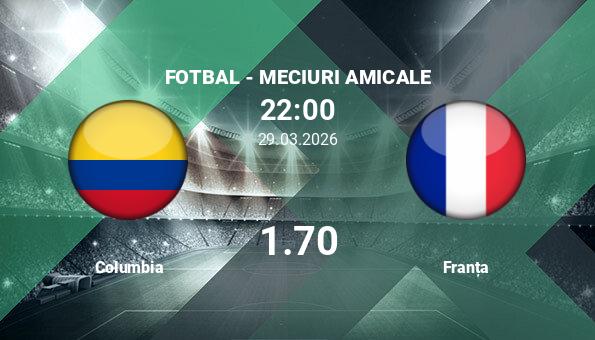 Franța, favorită clară în fața Columbiei într-un meci amical Franța, vicecampioana mondială, se pregătește să înfrunte Columbia într-un meci amical internațional programat duminică seară, la Northwest Stadium
