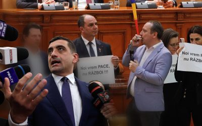 George Simion a criticat public decizia CSAT de a aproba prezența avioanelor americane pentru realimentare și echipamente de monitorizare în România, dar partidul său, AUR, nu a votat împotriva acesteia în Parlament