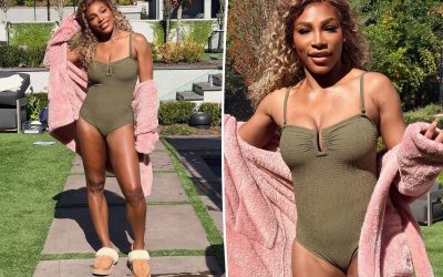 Serena Williams revine în lumina reflectoarelor cu o nouă apariție într-un costum de baie, după controversele legate de tratamentul pentru slăbire Fosta campioană de tenis Serena Williams a postat recent pe Instagram o serie de fotografii în care apare purtând un costum de baie de culoare verde oliv, stârnind reacții mixte în mediul online