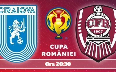 Craiova – CFR Cluj, în sferturile Cupei României Betano
Învingătoarea, pe cine va întâlni în semifinale?