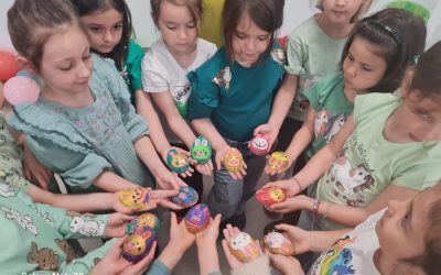 Ateliere de paști pentru copii, la hub-ul de galben din sectorul 1