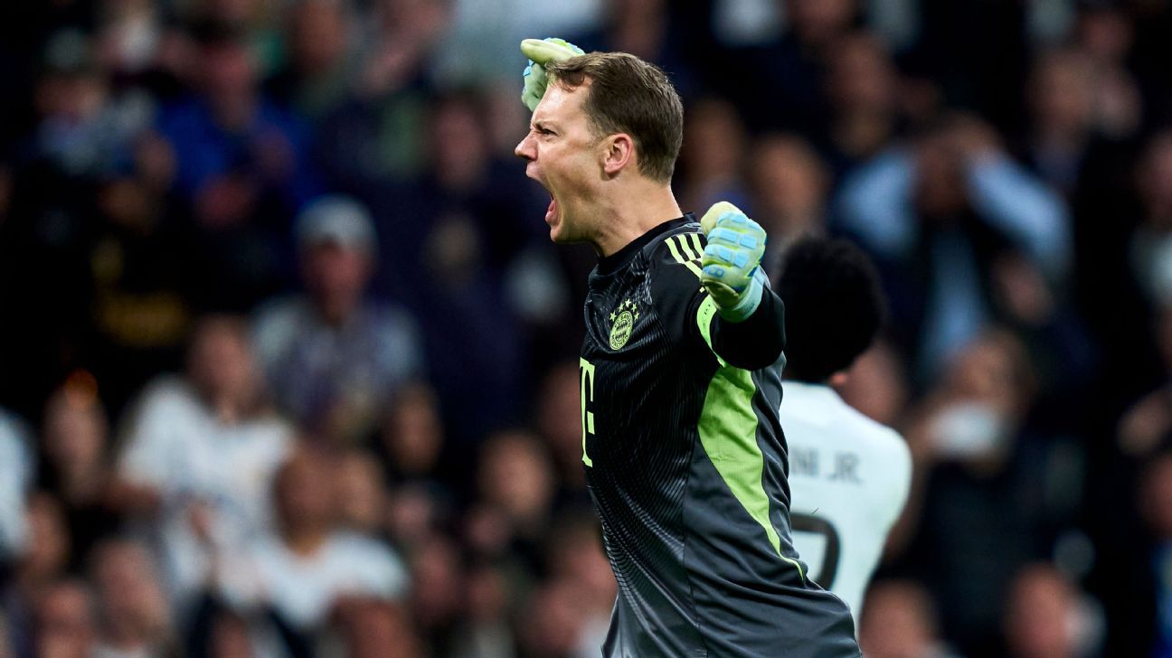 Manuel Neuer, portarul veteran al Bayern Munchen, a strălucit în meciul cu Real Madrid, salvând de nouă ori poarta echipei sale și impresionând puternic pe toată lumea, inclusiv pe antrenorul Vincent Kompany