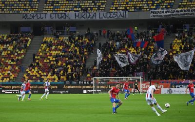 Momente jenante la FCSB – Oțelul: Gestul care a umbrit omagiul lui Mircea Lucescu