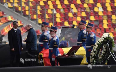 Băsescu, la căpătâiul lui Mircea Lucescu: Ultima reverență pentru antrenor