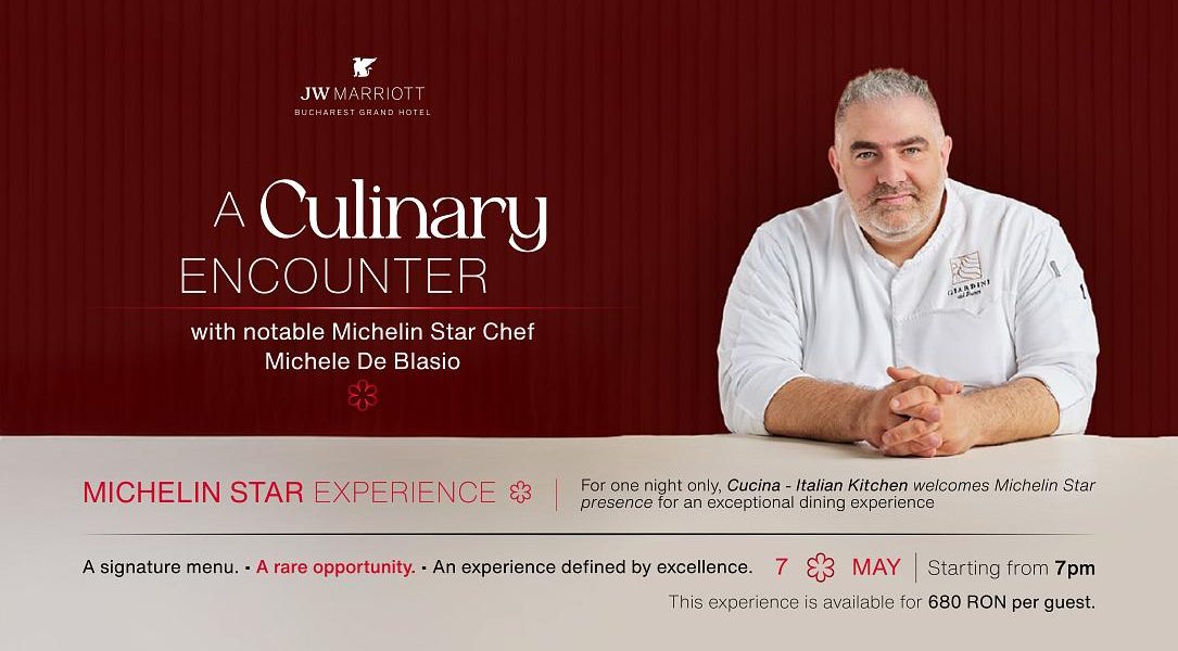 Michele De Blasio, chef Michelin, vine la Cucina: O singură seară!