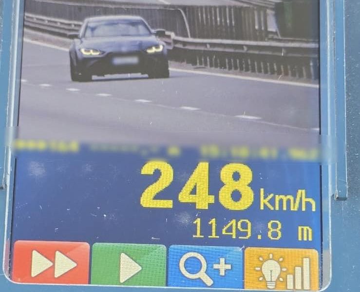 Șoferul din București, RECORD pe A3: 248 km/h pe Autostrada Transilvania