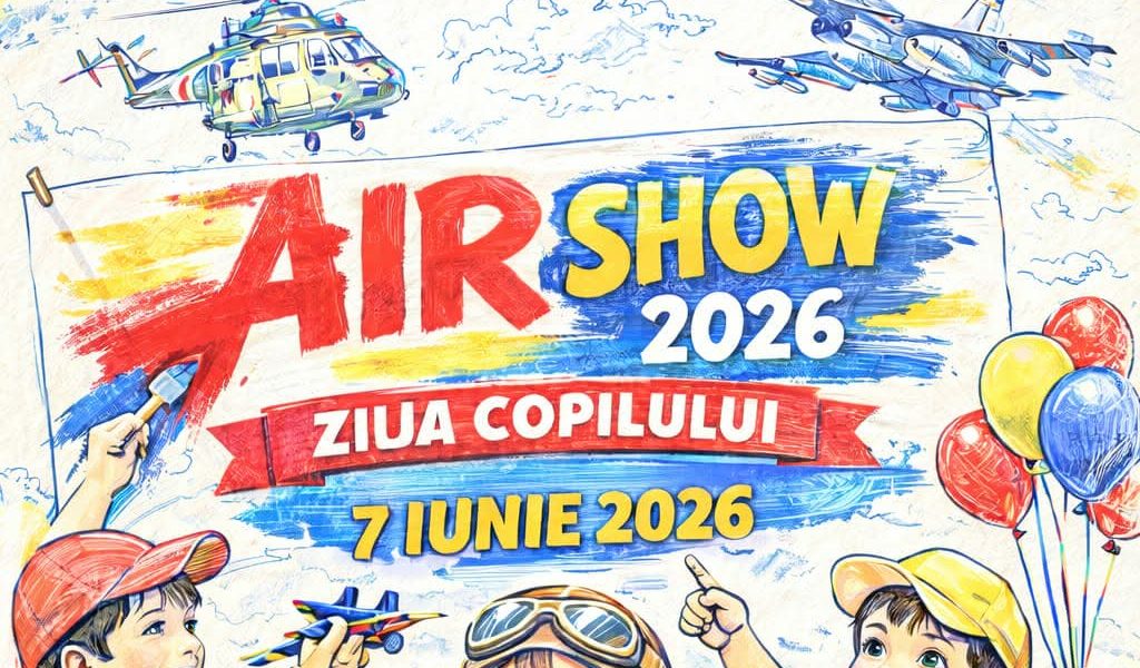 Concurs de desen pentru copii: Zbor spectaculos cu piloții Aeroclubului României!