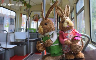 Tramvaiul Iepurașului, pe șine în București, de Paște