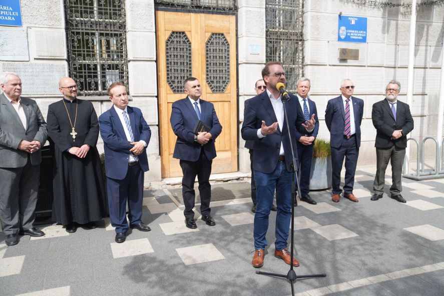 Fritz, alături de timișoreni la Marșul Învierii