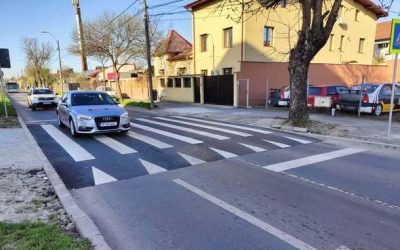 București: Treceri de pietoni supraînălțate pentru o siguranță rutieră sporită