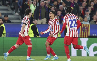 Barcelona, învinsă de Atletico Madrid în Liga Campionilor Barcelona a suferit o înfrângere usturătoare pe teren propriu în fața celor de la Atletico Madrid, scor 0-2, în prima manșă a sferturilor de finală ale Ligii Campionilor