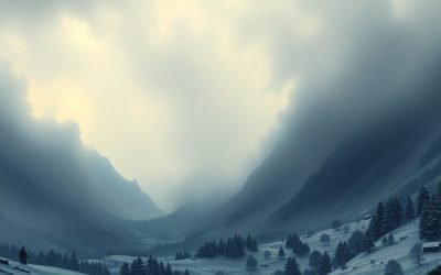 Cod roșu de iarnă în vestul muntanei