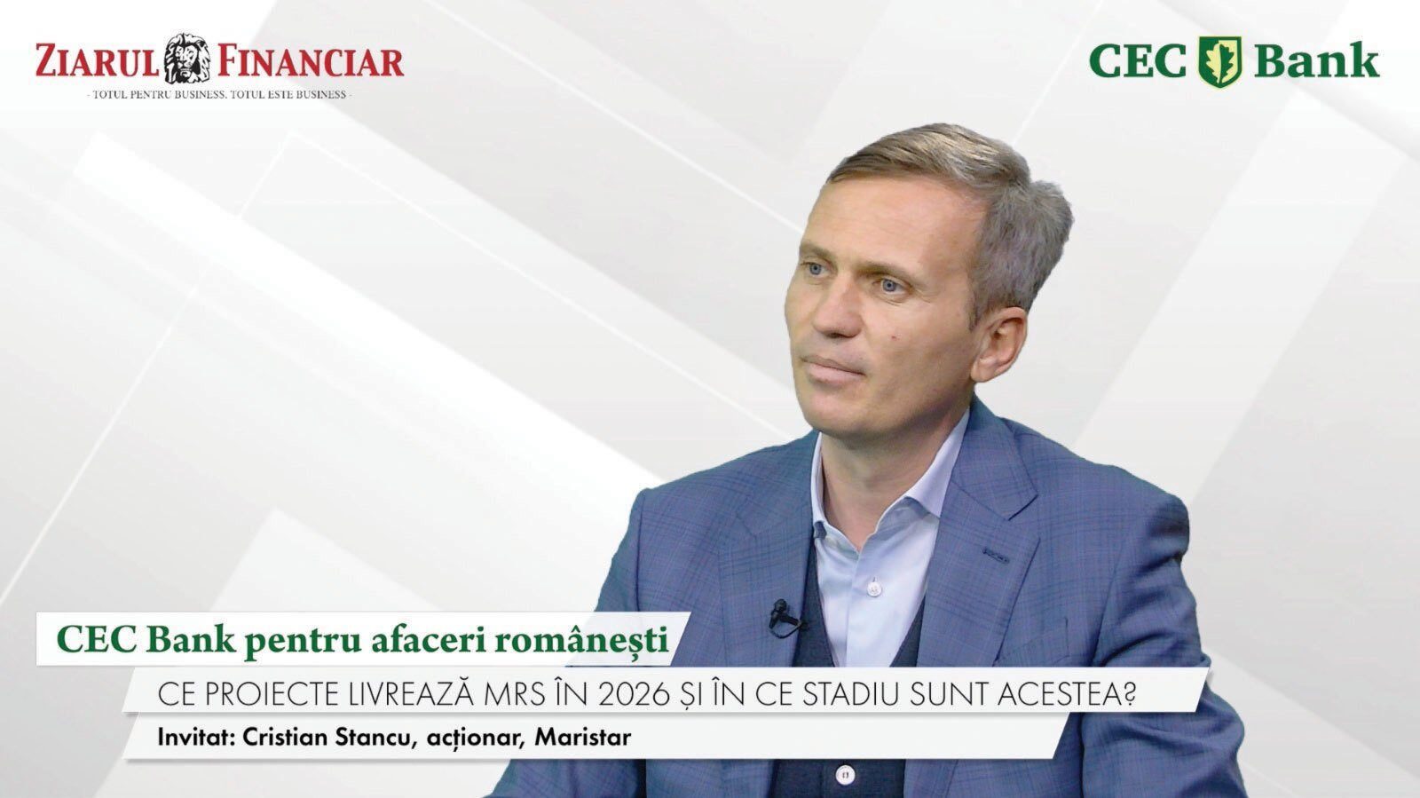 CEC Bank și ZF lansează proiect pentru afacerile românești, condus de Cristian Stancu