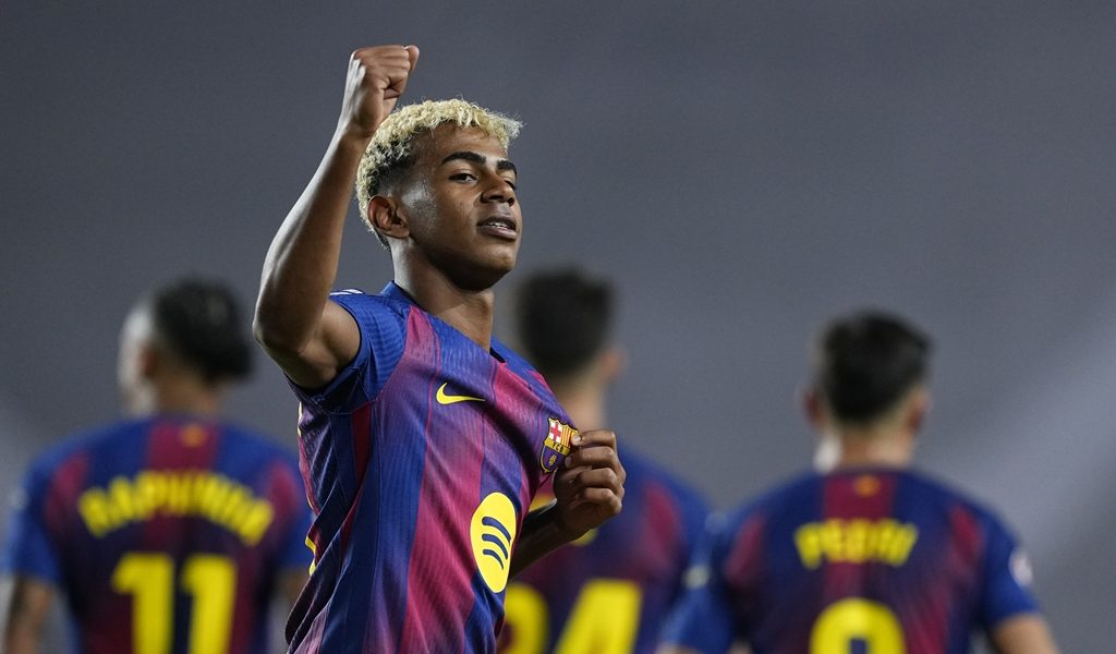 Lamine YAMAL, duel verbal cu Simeone înainte de returul UCL