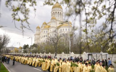 Mii de credincioși au participat la pelerinajul de Florii în București Bucureștenii au sărbătorit astăzi, cu mic cu mare, ziua de Florii, marcând intrarea Domnului Iisus Hristos în Ierusalim