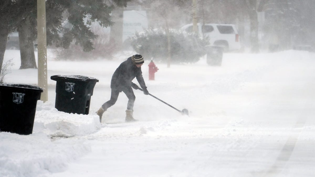 Avalanșă de zăpadă în peste 13 comitate din wisconsin, joi