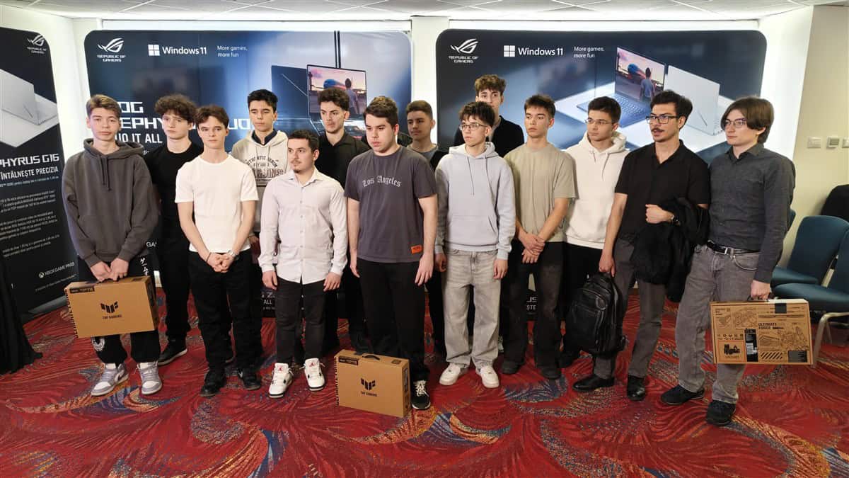 Tineri creatori de jocuri, premiați la ROG Challenge 2026 București – ASUS România a celebrat recent succesul celei de-a doua ediții ROG Challenge, competiția dedicată tinerilor pasionați de gaming și dezvoltare de jocuri