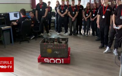 Echipa „Delta Force” din Arad, în Competiția Mondială de Robotică: România în Elita Tehnologiei Echipa „Delta Force” de la Liceul Național de Informatică din Arad este prima din România care ajunge la o competiție de anvergură dedicată roboților industriali de mari dimensiuni
