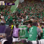 Gol SPECTACULOS în Al-Ahli – Johor DT! Șutul care a EXPLOSAT: Sărbătoare cu fanii