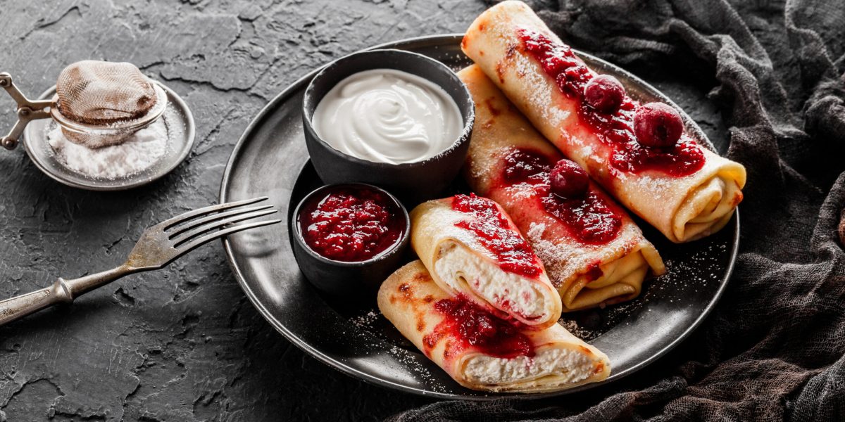 Clătite pufoase la cuptor, cu brânză de vaci: Desertul perfect de Paște!