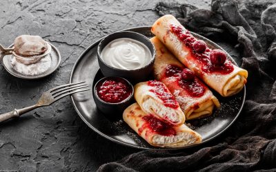 Clătite pufoase la cuptor, cu brânză de vaci: Desertul perfect de Paște!