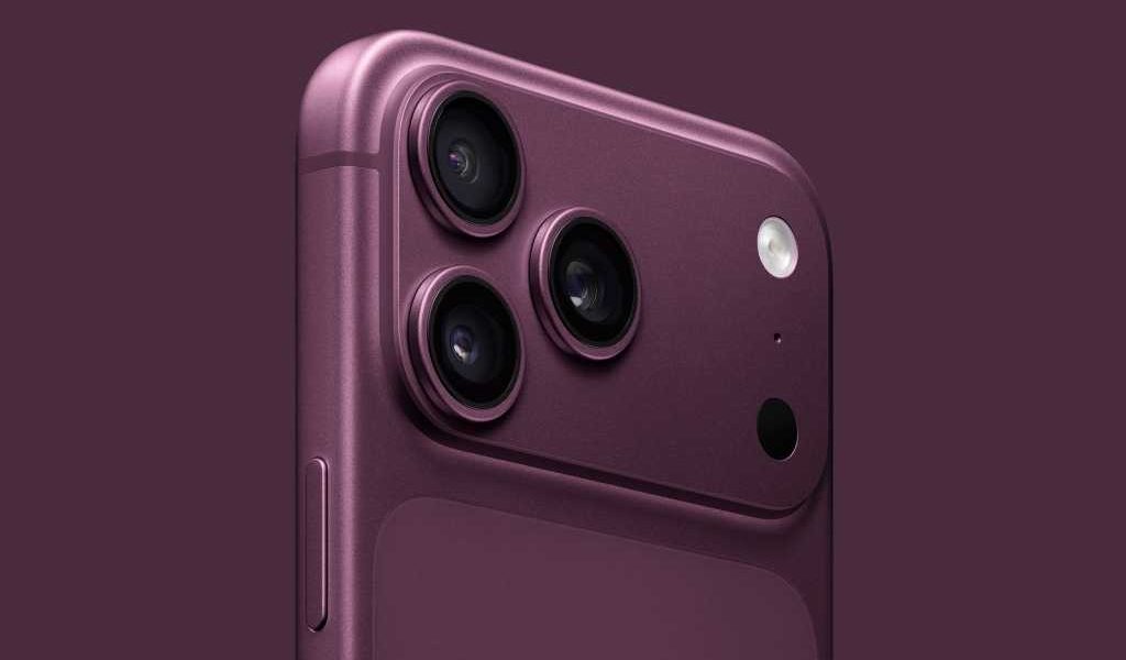 leaked iPhone 18 Pro color render in dark cherry