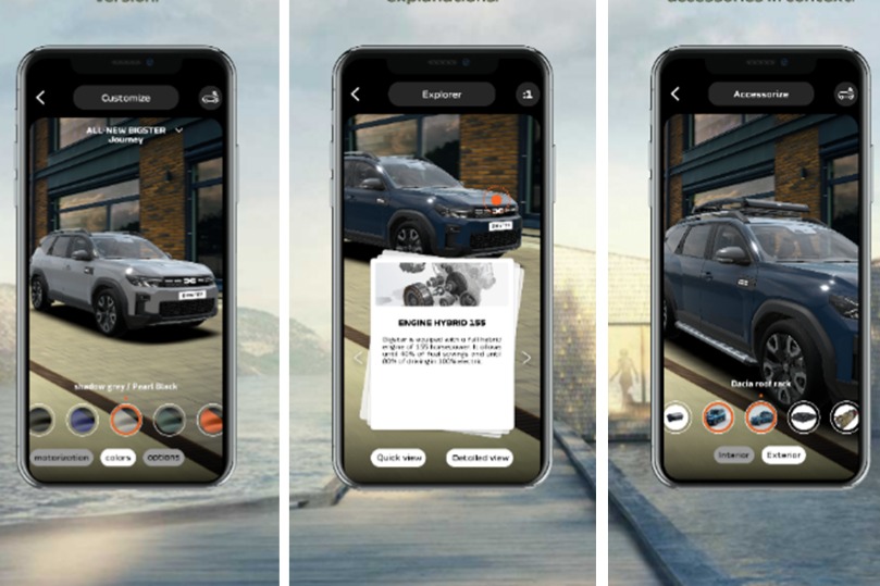 Dacia lansează aplicația care-ți configurează mașina visată, pe iOS și Android