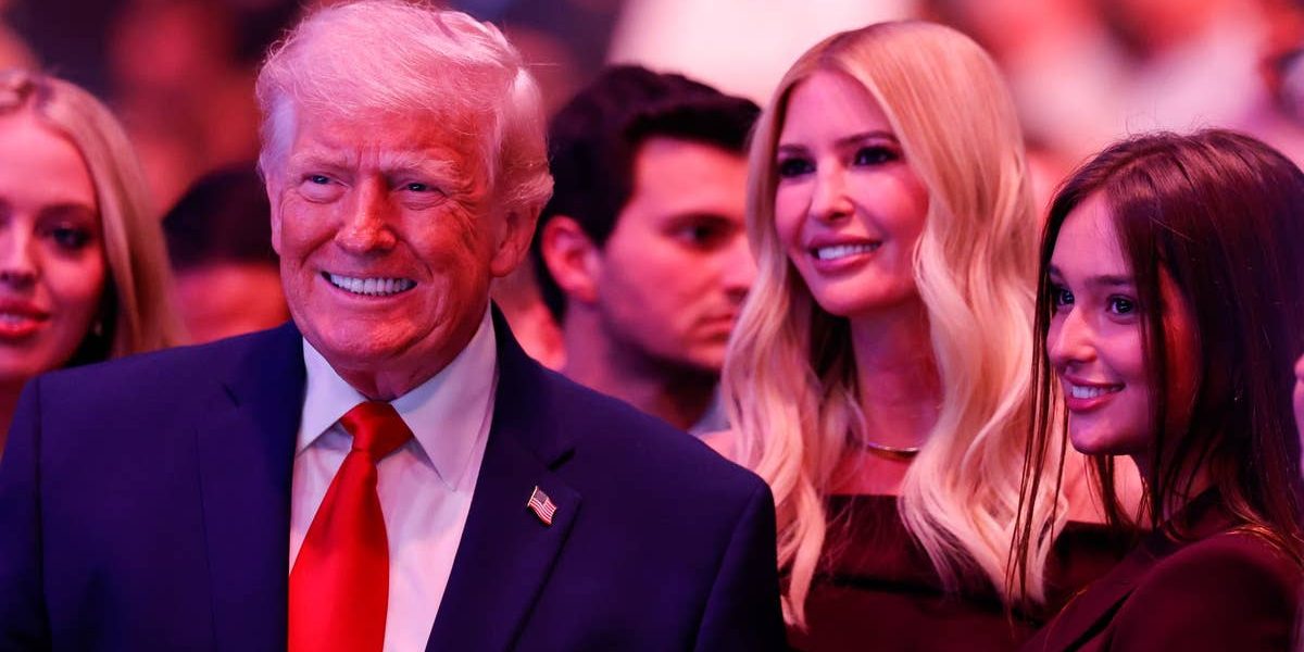 Donald Trump makes rare public appearance with daughter Ivanka Trump