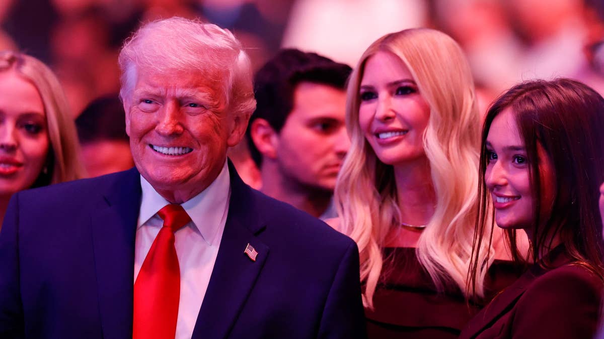 Donald Trump makes rare public appearance with daughter Ivanka Trump